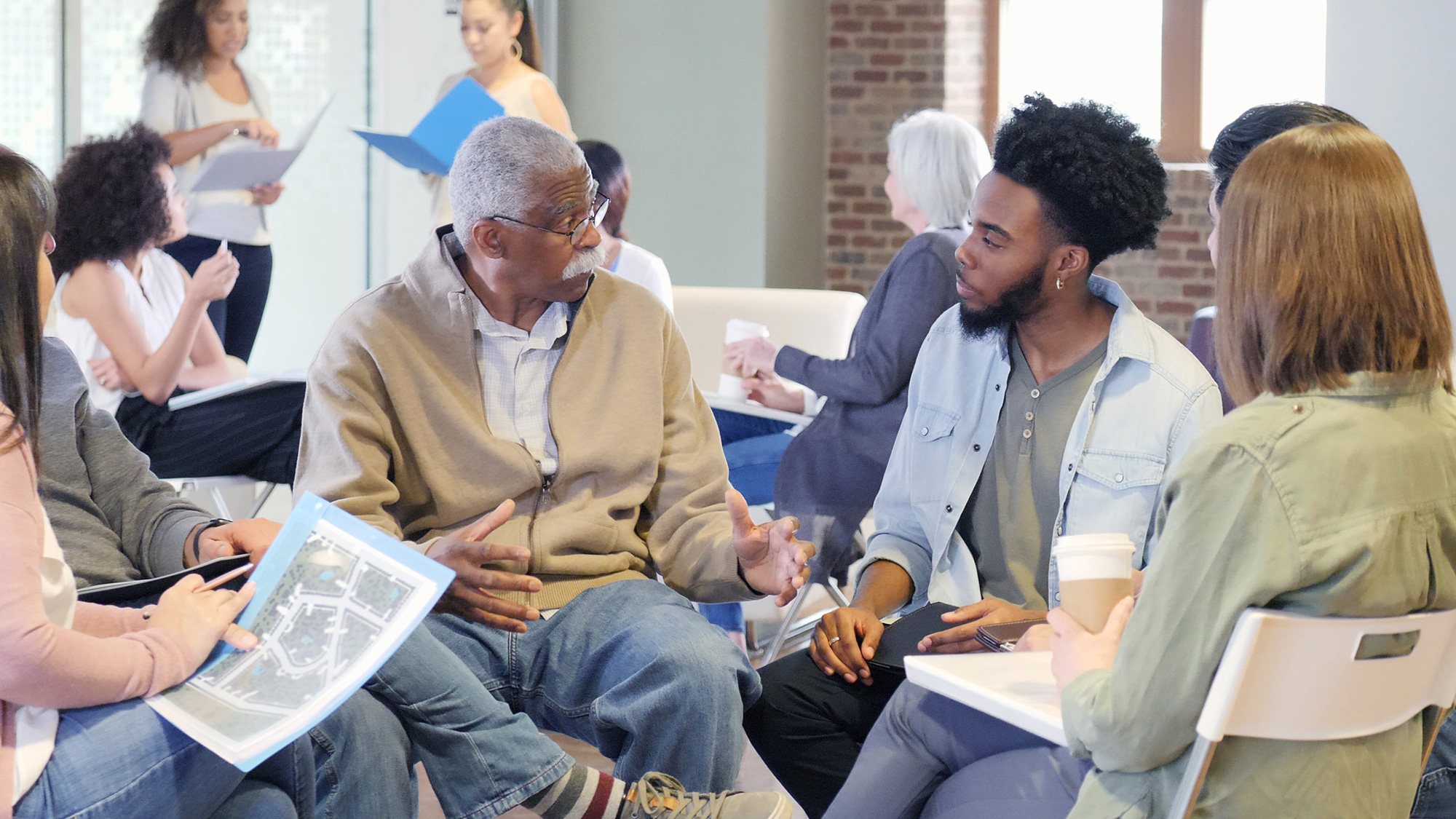 community health worker stock image
